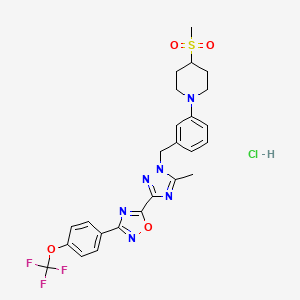 Chemical structure of IACS-10759 Hydrochloride