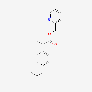 Chemical structure of Ibuprofen piconol