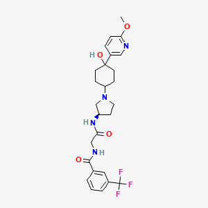 Chemical structure of INCB 3284
