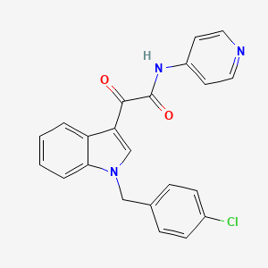 Chemical structure of Indibulin