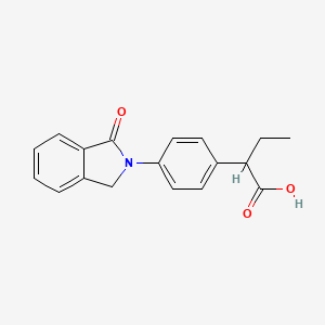 Chemical structure of Indobufen