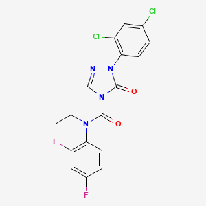 Chemical structure of Ipfencarbazone