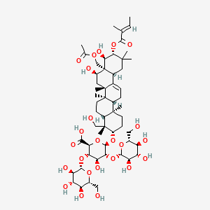 Chemical structure of Isoescin IA