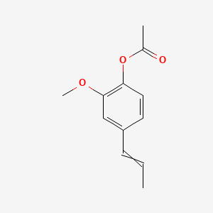 Chemical structure of Isoeugenol acetate