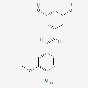 Chemical structure of Isorhapontigenin
