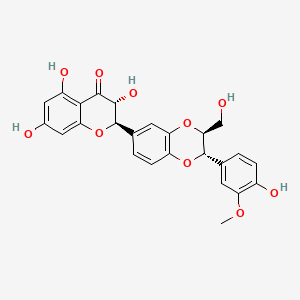Chemical structure of Isosilybin B