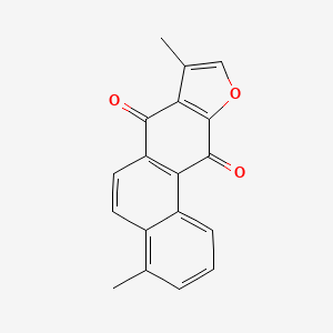 Chemical structure of Isotanshinone I
