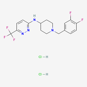Chemical structure of JNJ-37822681 dihydrochloride