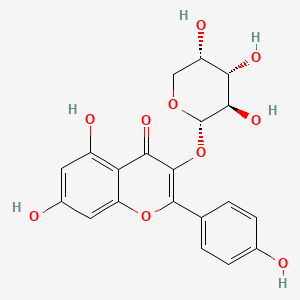 Chemical structure of Kaempferol 3-O-arabinoside