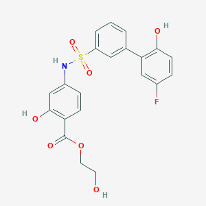 Chemical structure of KAN0438757