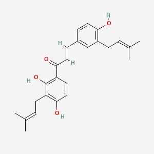 Chemical structure of Kanzonol C