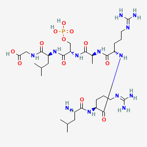 Chemical structure of Kemptide Phospho-Ser5