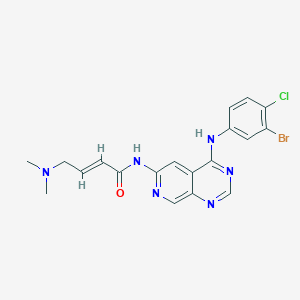 Chemical structure of Tarlox-TKI