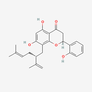 Chemical structure of Kushenol A