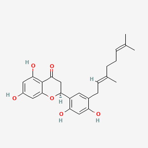 Chemical structure of Kuwanon E