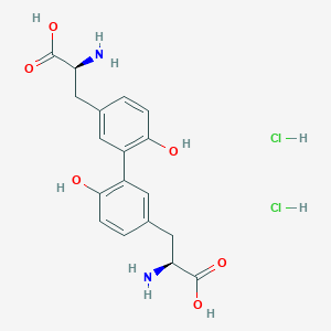 Chemical structure of L,L-Dityrosine hydrochloride