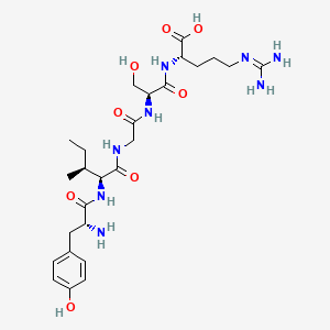 Chemical structure of Laminin (925-933)(TFA)