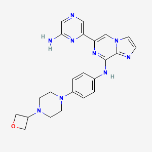 Chemical structure of Lanraplenib