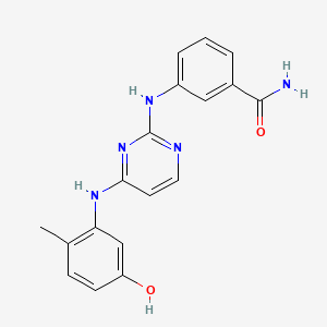Chemical structure of Lck inhibitor 2
