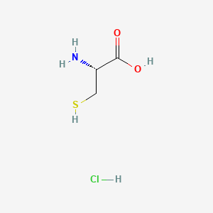 Chemical structure of L-Cysteine hydrochloride