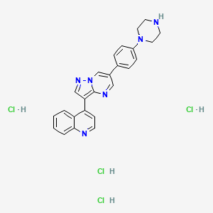 Chemical structure of LDN193189 Tetrahydrochloride
