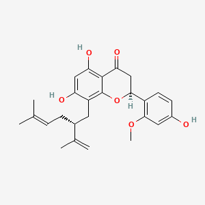 Chemical structure of Leachianone A