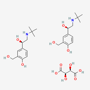 Chemical structure of Levalbuterol tartrate