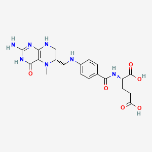 Chemical structure of L-Methylfolate