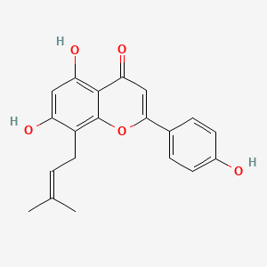 Chemical structure of Licoflavone C