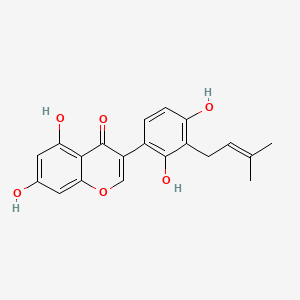 Chemical structure of Licoisoflavone A