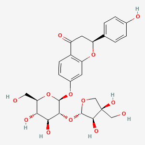Chemical structure of Neoliquiritin 2''-apioside