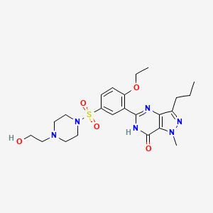 Chemical structure of Lodenafil