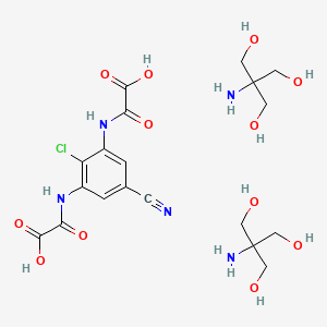 Chemical structure of Lodoxamide tromethamine