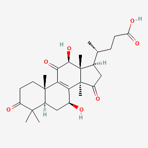 Chemical structure of Lucidenic acid B
