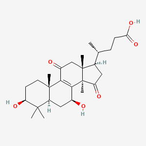 Chemical structure of Lucidenic acid LM1