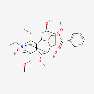 Chemical structure of Ludaconitine