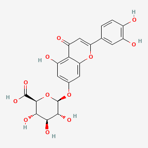 Chemical structure of Luteolin 7-glucuronide