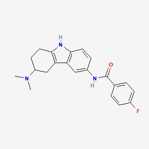 Chemical structure of LY 344864 racemate