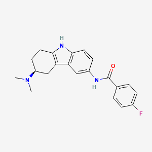 Chemical structure of LY 344864 S-enantiomer
