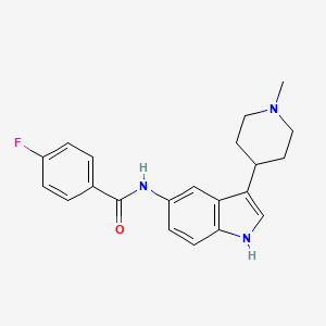 Chemical structure of LY334370