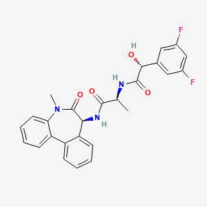 Chemical structure of LY-411575 isomer 1