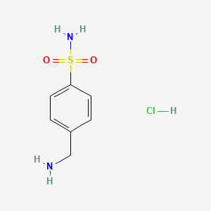 Chemical structure of Mafenide hydrochloride