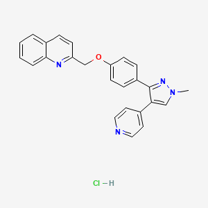 Chemical structure of Mardepodect hydrochloride