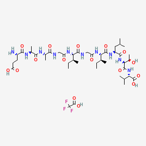 Chemical structure of MART-1 (26-35) (human) TFA