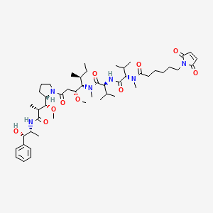 Chemical structure of Mc-MMAE