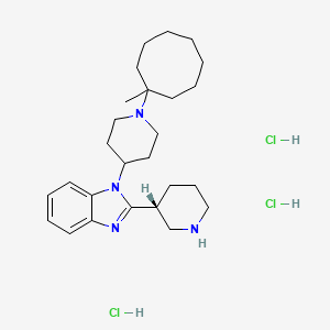 Chemical structure of MCOPPB triHydrochloride
