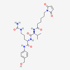 Chemical structure of MC-Val-Cit-PAB