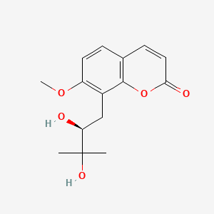 Chemical structure of Meranzin (hydrate)