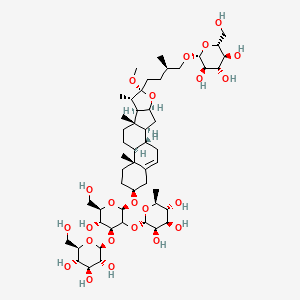 Chemical structure of Methylprotogracillin