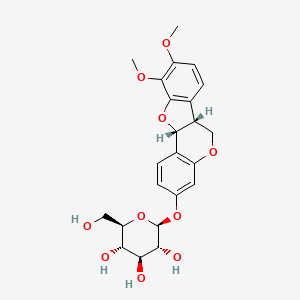 Chemical structure of Methylnissolin-3-O-glucoside